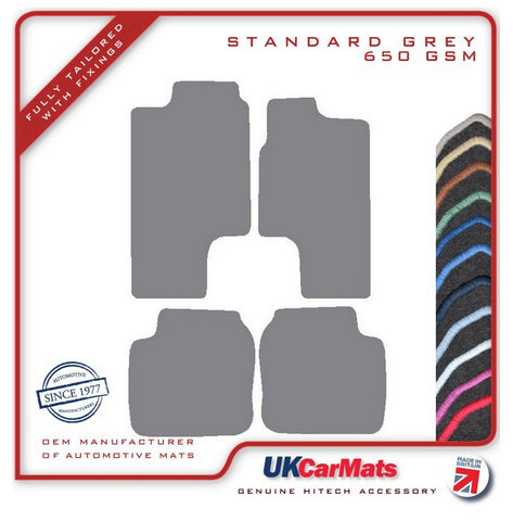 Toyota Corolla RWD Coupe 1983-1987 Grey Tailored Carpet Car Mats HITECH