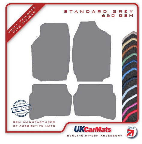 Toyota Corolla 3dr 1990-1993 Grey Tailored Carpet Car Mats HITECH