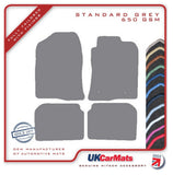 Toyota Avensis 2003-2009 Grey Tailored Carpet Car Mats HITECH