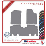 Toyota Yaris Verso 2000-2005 Grey Tailored Carpet Car Mats HITECH