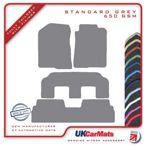 Toyota Verso (MPV) 2009-2013 Grey Tailored Carpet Car Mats HITECH