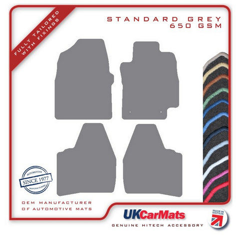 Toyota Prius 2004-2009 Grey Tailored Carpet Car Mats HITECH