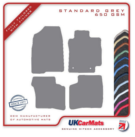 Toyota Prius 2000-2004 Grey Tailored Carpet Car Mats HITECH