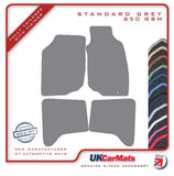 Toyota Hilux Doublecab 2005-2011 Grey Tailored Carpet Car Mats HITECH