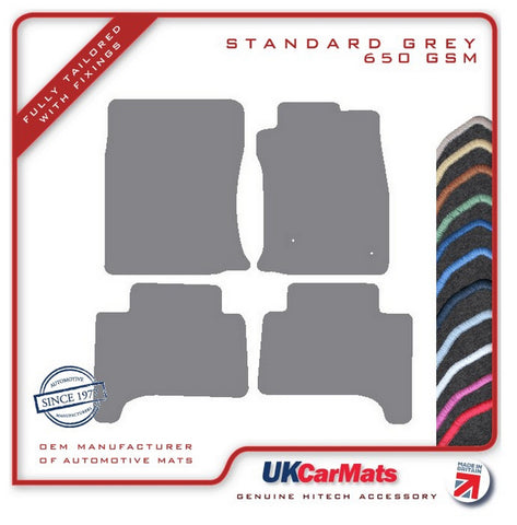 Toyota Land Cruiser 2003-2009 Grey Tailored Carpet Car Mats HITECH
