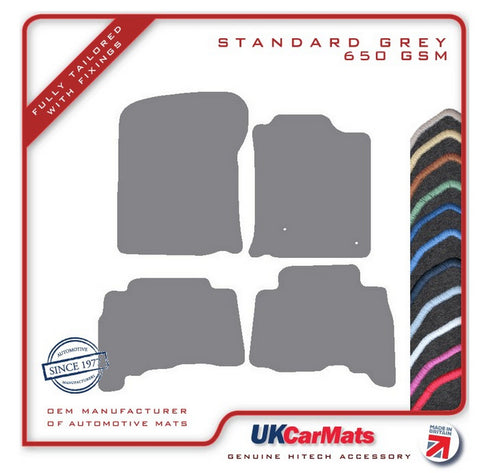 Toyota Landcruiser LC3 2010 onwards Grey Tailored Carpet Car Mats HITECH