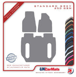 Tesla Model X 6 Seater 2015 onwards Grey Tailored Carpet Car Mats HITECH