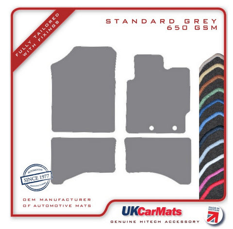 Toyota Yaris Hybrid 2011-2019 Grey Tailored Carpet Car Mats HITECH