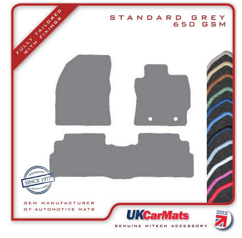 Toyota Verso (Facelift) 2013-2018 Grey Tailored Carpet Car Mats HITECH