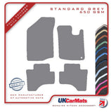 Toyota Aygo (One Fixing Driver) 2005-2010 Grey Tailored Carpet Car Mats HITECH