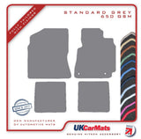 Toyota RAV-4 2nd Generation 2000-2005 Grey Tailored Carpet Car Mats HITECH