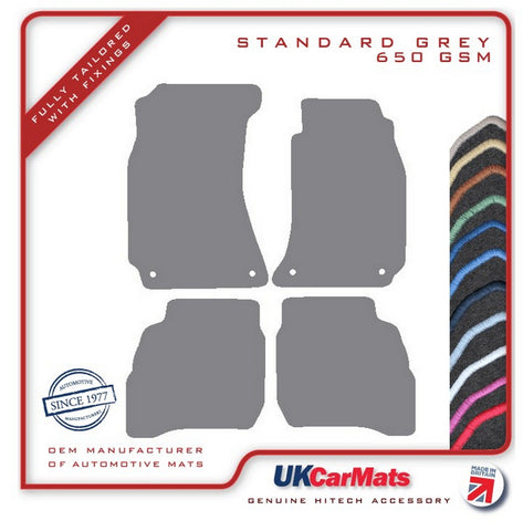VW Passat 1996-2000 Grey Tailored Carpet Car Mats HITECH
