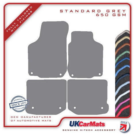 VW Beetle 2005-2011 Grey Tailored Carpet Car Mats HITECH