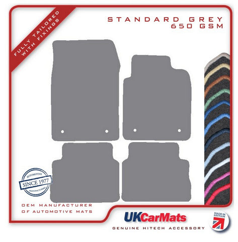 Vauxhall Vectra 2002-2008 Grey Tailored Carpet Car Mats HITECH