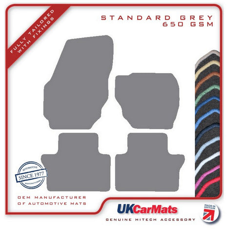 Volvo S80 Automatic 2006-2016 Grey Tailored Carpet Car Mats HITECH