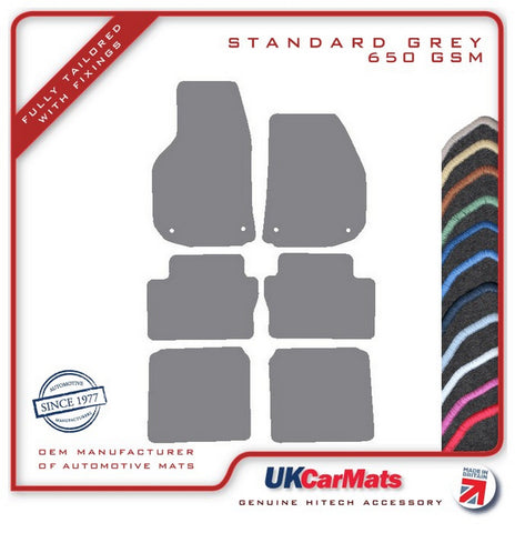 Vauxhall Zafira B 2005-2014 Grey Tailored Carpet Car Mats HITECH