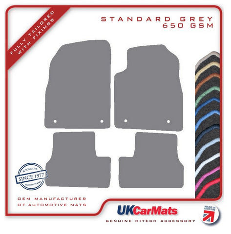Vauxhall Astra Mk6 2009-2015 Grey Tailored Carpet Car Mats HITECH