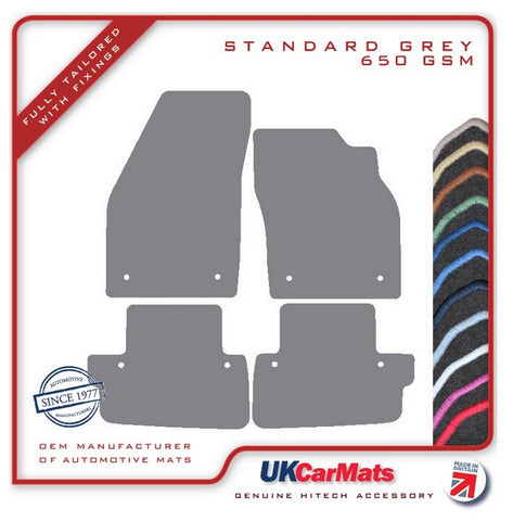 Volvo C70 Manual 2006-2013 Grey Tailored Carpet Car Mats HITECH