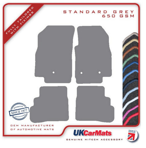Vauxhall Viva 2015 onwards Grey Tailored Carpet Car Mats HITECH