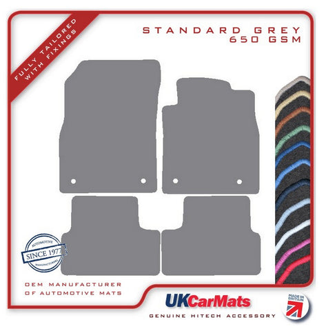 Vauxhall Cascada 2013 onwards Grey Tailored Carpet Car Mats HITECH