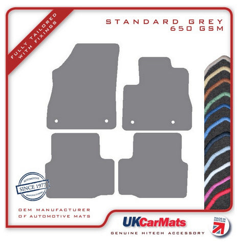 Vauxhall Astra Mk7 2015-2021 Grey Tailored Carpet Car Mats HITECH