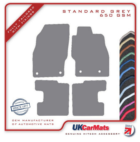 Vauxhall Adam 2013 onwards Grey Tailored Carpet Car Mats HITECH