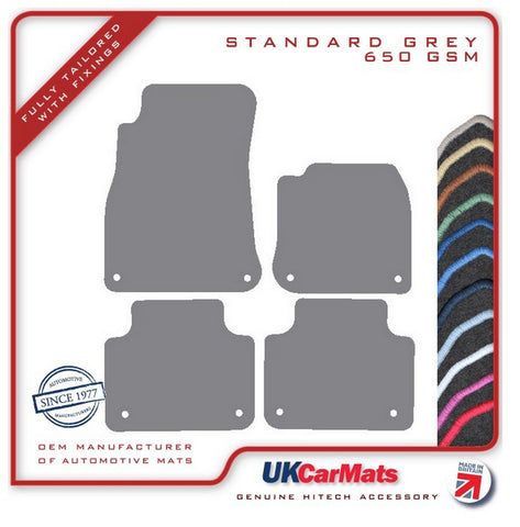 VW Touareg (3rd Gen) 2018 onwards Grey Tailored Carpet Car Mats HITECH