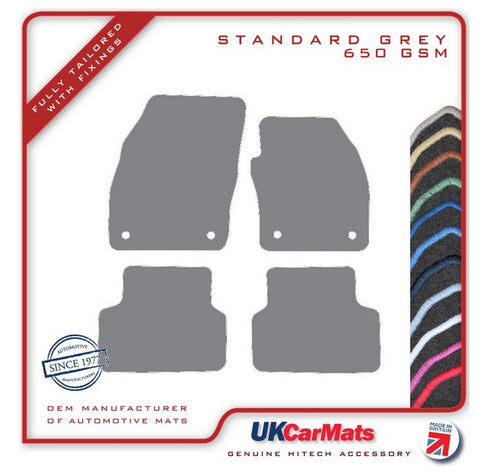 VW T-Cross 2019 onwards Grey Tailored Carpet Car Mats HITECH