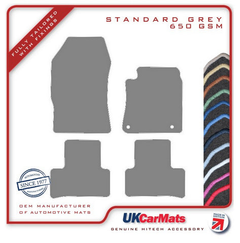 Vauxhall Astra Mk8 2022 onwards Grey Tailored Carpet Car Mats HITECH