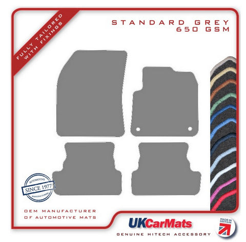 Vauxhall Grandland PHEV 2020 onwards Grey Tailored Carpet Car Mats HITECH