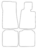 BMW 7 Series Saloon E32 - LWB 1987-1994 Tailored VS Rubber Car Mats