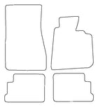BMW 6 Series Coupe E24 1976-1989 Tailored VS Rubber Car Mats