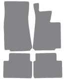 BMW 3 Series 2dr / Coupe E21 1975-1982 Grey Premium Carpet Tailored Car Mats NV HITECH