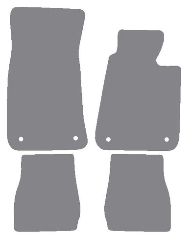 BMW 3 Series Convertible E30 1986-1993 Grey Premium Carpet Tailored Car Mats NV HITECH