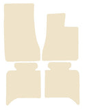 BMW 5 Series (E28) 4dr Saloon 1981-1988 Beige Luxury Velour Tailored Car Mats NV HITECH