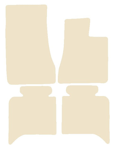 BMW 5 Series (E28) 4dr Saloon 1981-1988 Beige Luxury Velour Tailored Car Mats NV HITECH