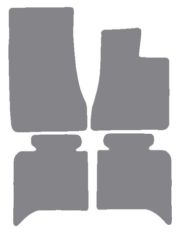 BMW 5 Series (E28) 4dr Saloon 1981-1988 Grey Premium Carpet Tailored Car Mats NV HITECH
