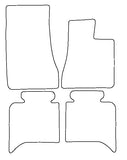 BMW 5 Series 4dr Saloon E28 1981-1988 Tailored VS Rubber Car Mats