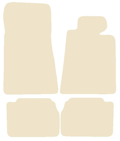 BMW 5 Series (E34) 4dr Saloon / Touring 1988-1995 Beige Luxury Velour Tailored Car Mats NV HITECH
