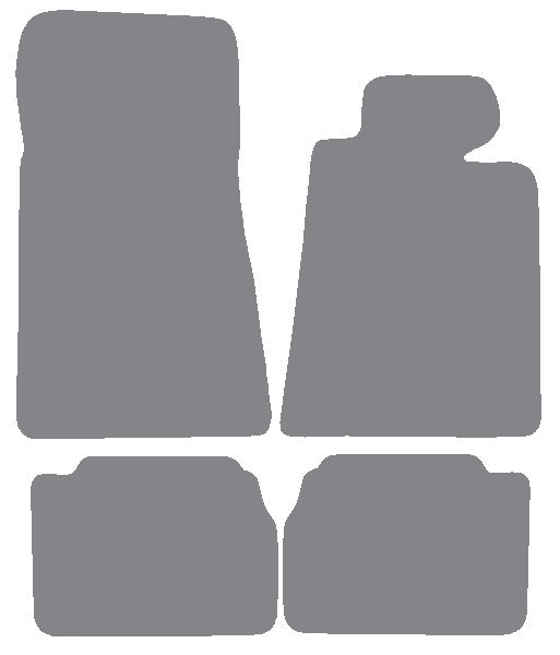 BMW 5 Series (E34) 4dr Saloon / Touring 1988-1995 Grey Premium Carpet Tailored Car Mats NV HITECH