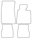 BMW 3 Series 4Dr / Coupe / Touring E30 1983-1991 Tailored VS Rubber Car Mats