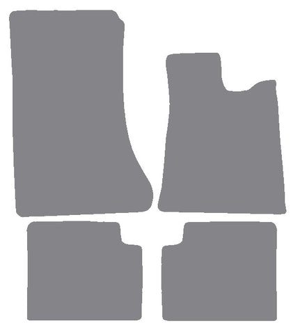 BMW 7 Series Saloon E23 1977-1986 Grey Premium Carpet Tailored Car Mats NV HITECH