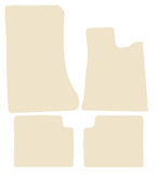 BMW 7 Series Saloon E23 1977-1986 Beige Luxury Velour Tailored Car Mats NV HITECH