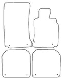 BMW 7 Series Saloon E38-LWB 1995-2001 Tailored VS Rubber Car Mats