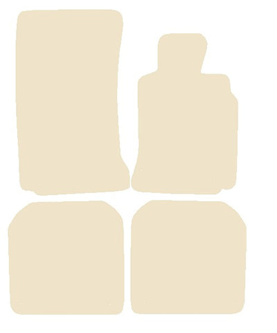 BMW 7 Series Saloon E38-LWB 1995-2001 Beige Luxury Velour Tailored Car Mats NV HITECH