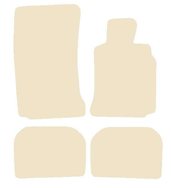 BMW 7 Series Saloon E38 1995-2002 Beige Luxury Velour Tailored Car Mats NV HITECH
