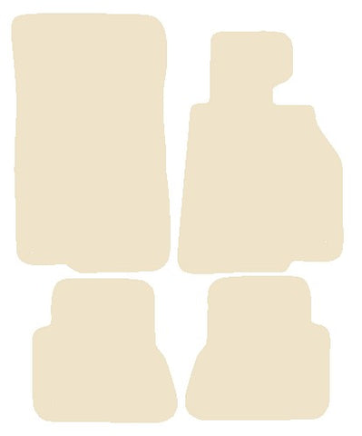 BMW 3 Series Convertible E46 2000-2006 Beige Luxury Velour Tailored Car Mats NV HITECH