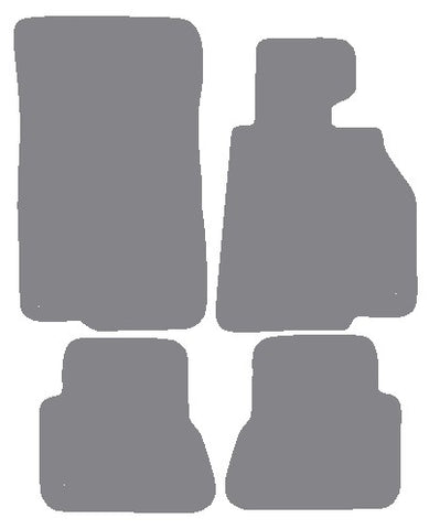 BMW 3 Series Convertible E46 2000-2006 Grey Premium Carpet Tailored Car Mats NV HITECH