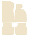 BMW 3 Series Compact/5 E46  2001-2004 Beige Luxury Velour Tailored Car Mats NV HITECH