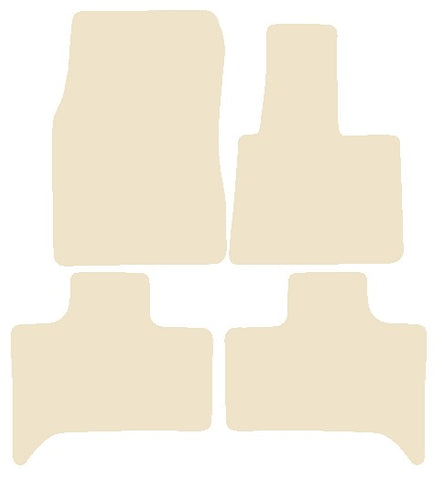 BMW X5 E53 1999-2006 Beige Luxury Velour Tailored Car Mats NV HITECH